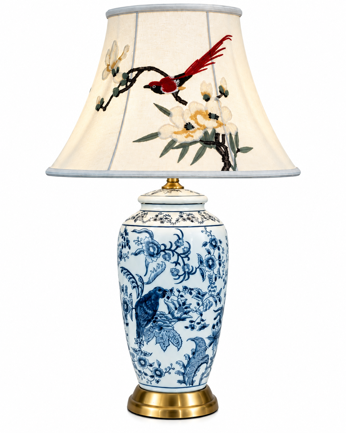 Bird & Bloom Designer Table Lamp & Item for Home Decoration
