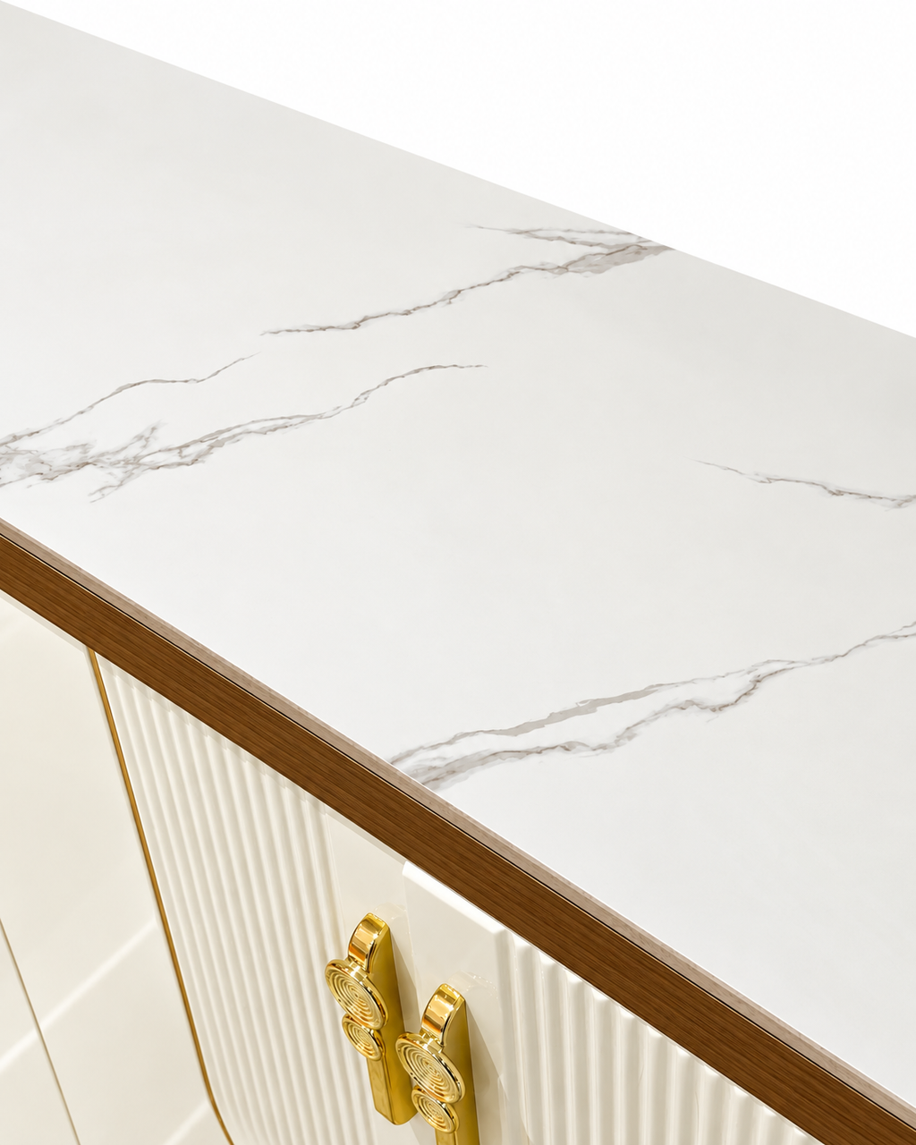 Aurelia Loop Storage Cabinet and Console Table For Home & Crockery Storage Cabinet / Crockery Unit
