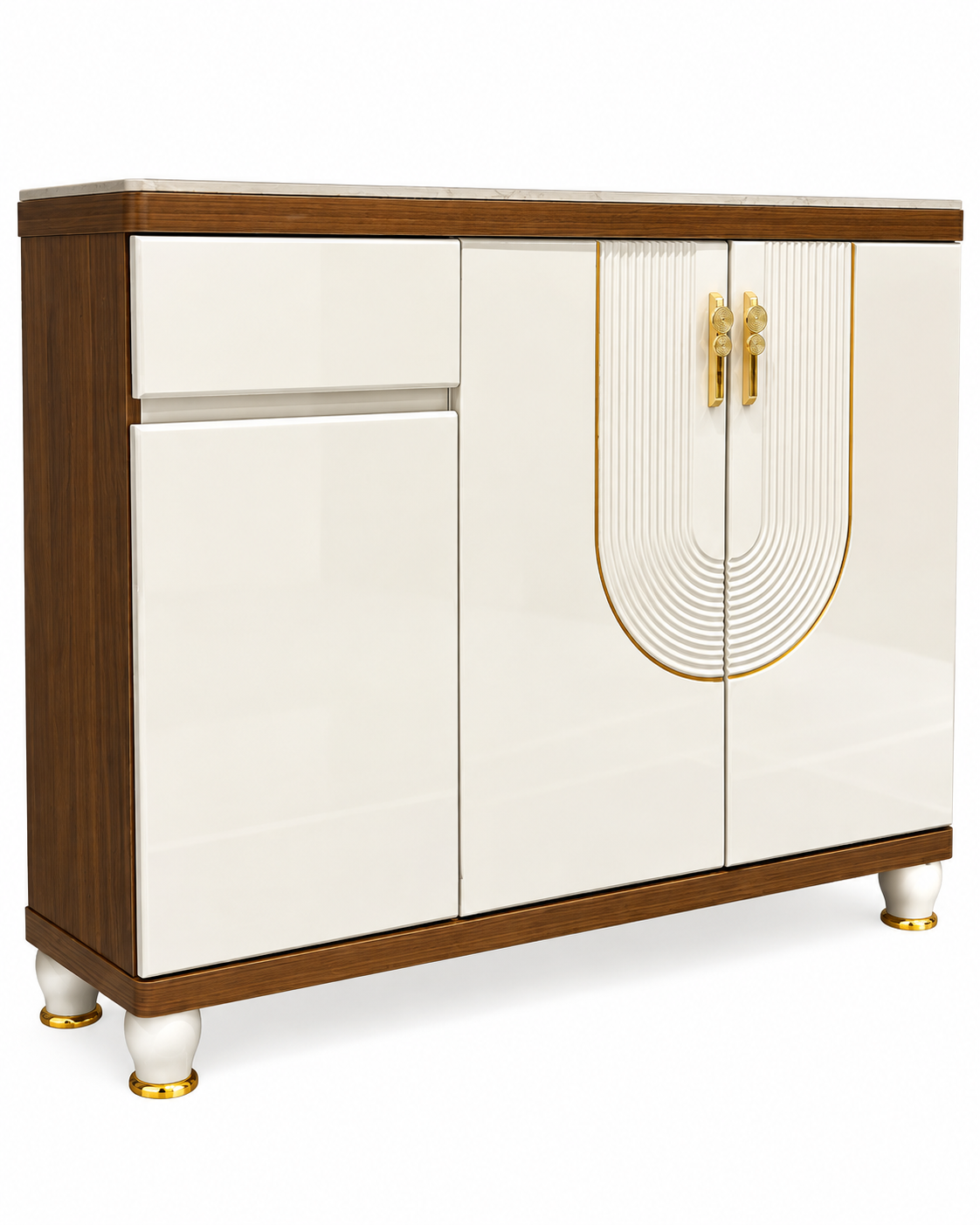 Aurelia Loop Storage Cabinet and Console Table For Home & Crockery Storage Cabinet / Crockery Unit