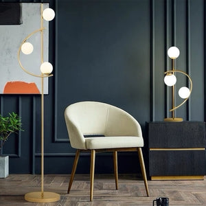 Midnight Sky Sparkle Standing Lamp & Table lamps for Living Room - Combo