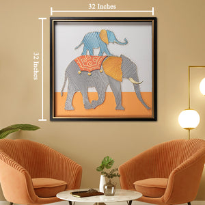 Strokes of Gentle Giants Shadow Box Wall Decoration Piece