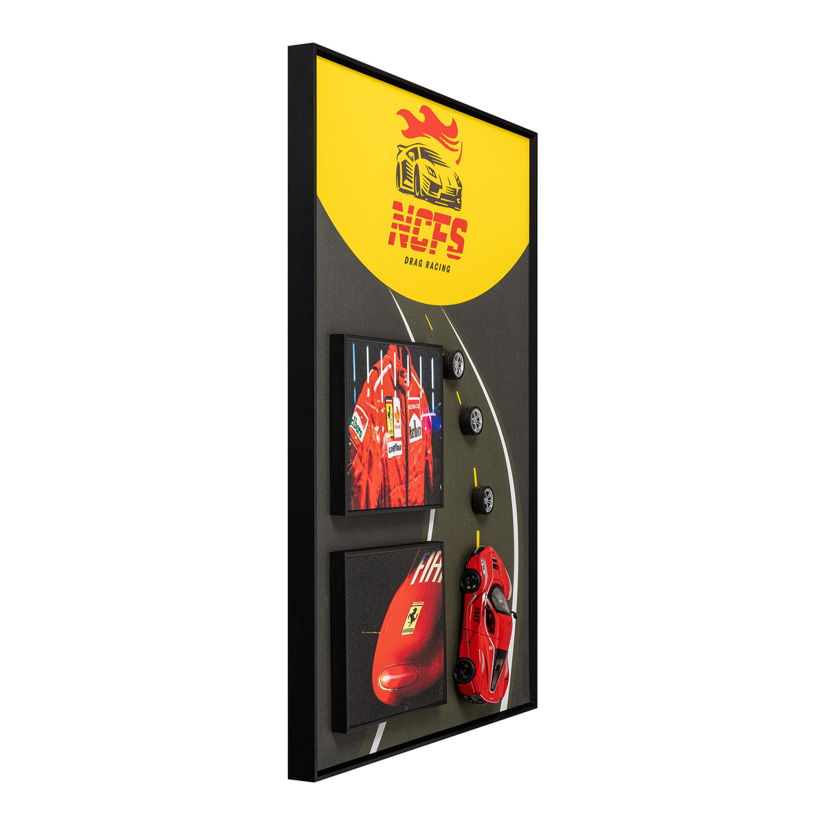 Ferrari Fan’s Dream Pop Art Shadow box