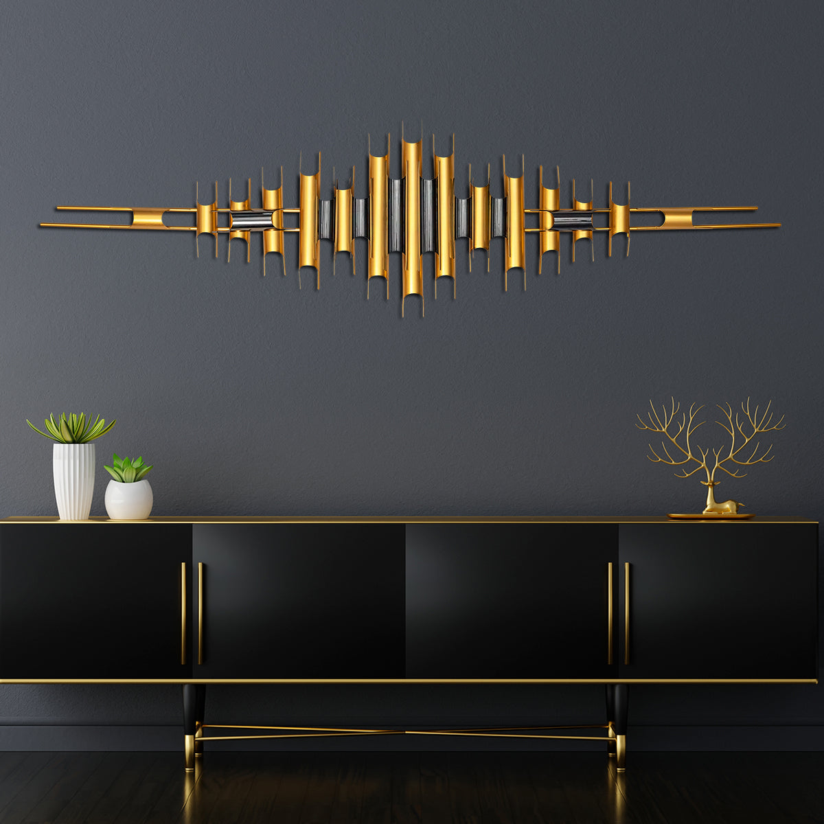 Stereoscopic Metal Art Wall Decoration