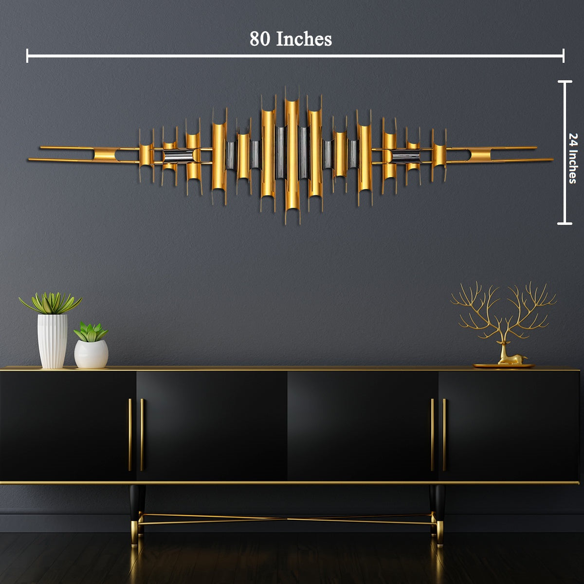 Stereoscopic Metal Art Wall Decoration