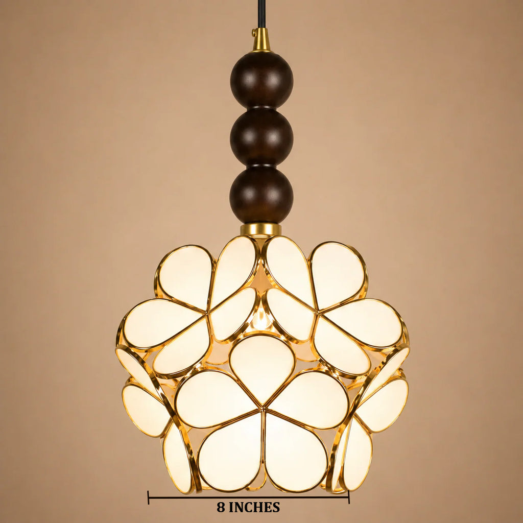 Botanica Orb Pendant Light For Living Room & Item  for Home Decoration - White