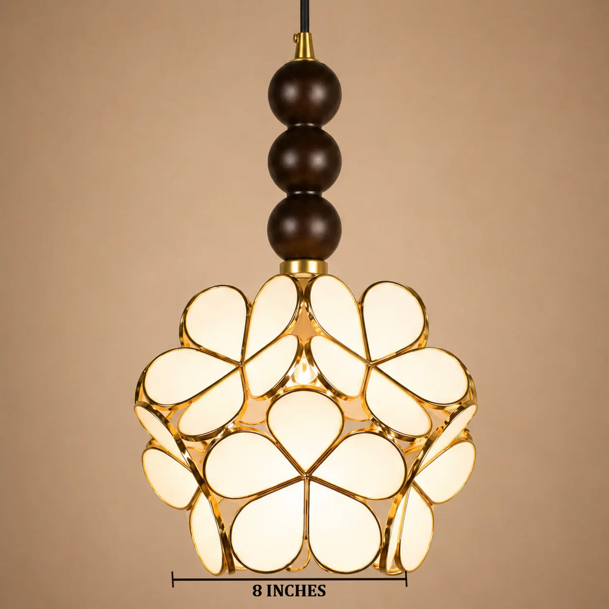 Botanica Orb Pendant Light For Living Room & Item  for Home Decoration - White