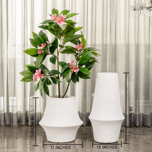 Lunar Flow Indoor Planters For Home - Set of 2