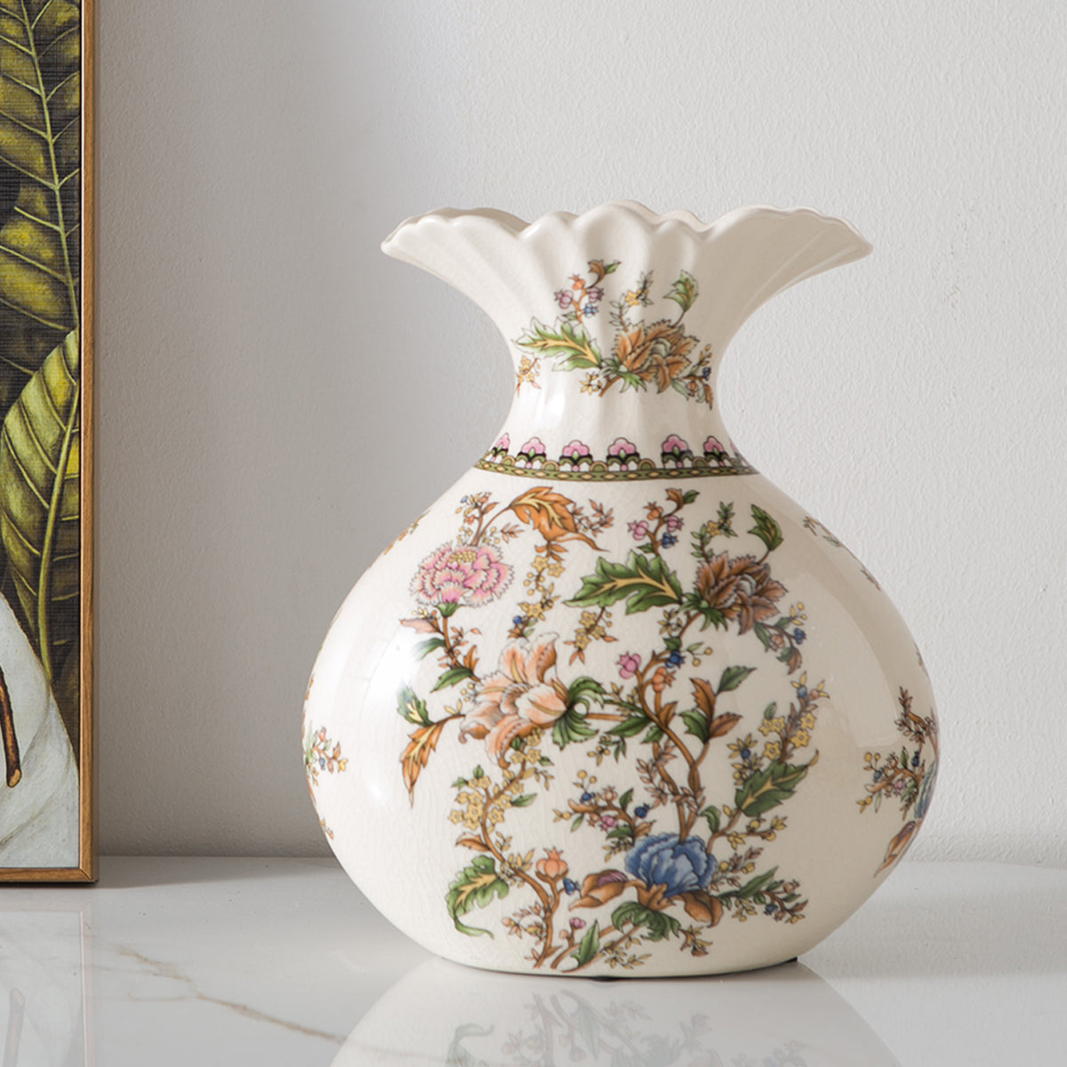 Heritage Bouquet Aura Decorative Vase & Item for home Decoration