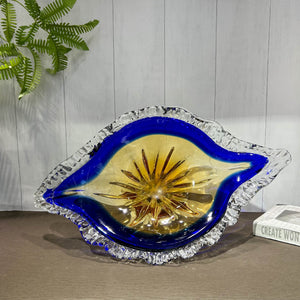 Blue Horizon Charm Handblown Glass Vase & Decorative showpiece