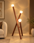 Modern Bloom Designer Floor Lamp For Home & Item for Home Decoration - Red (Italian Designer Collection)