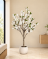 Sichuan Cherry Blossom Artificial Indoor Plant For Home ( Natural feel )  ( 4.6 Feet )