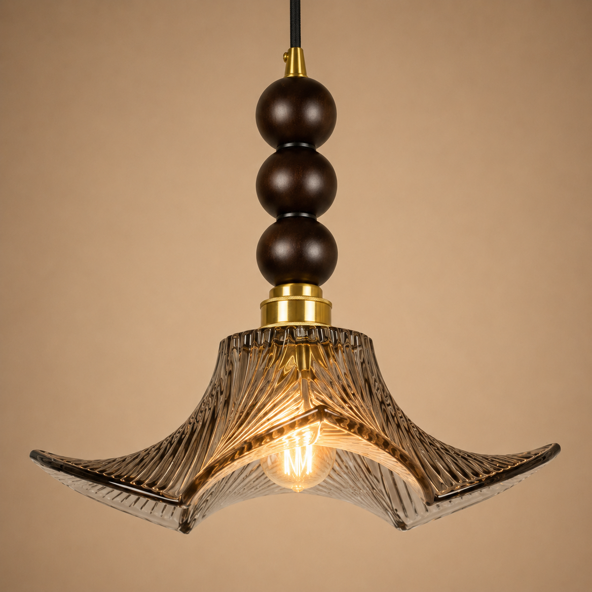 Ebon Flora Pendant Light For Home  & Item  for Home Decoration - Grey