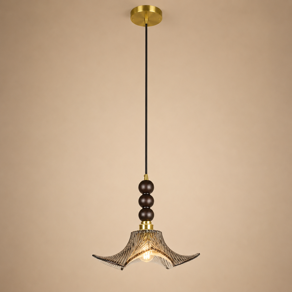 Ebon Flora Pendant Light For Home  & Item  for Home Decoration - Grey