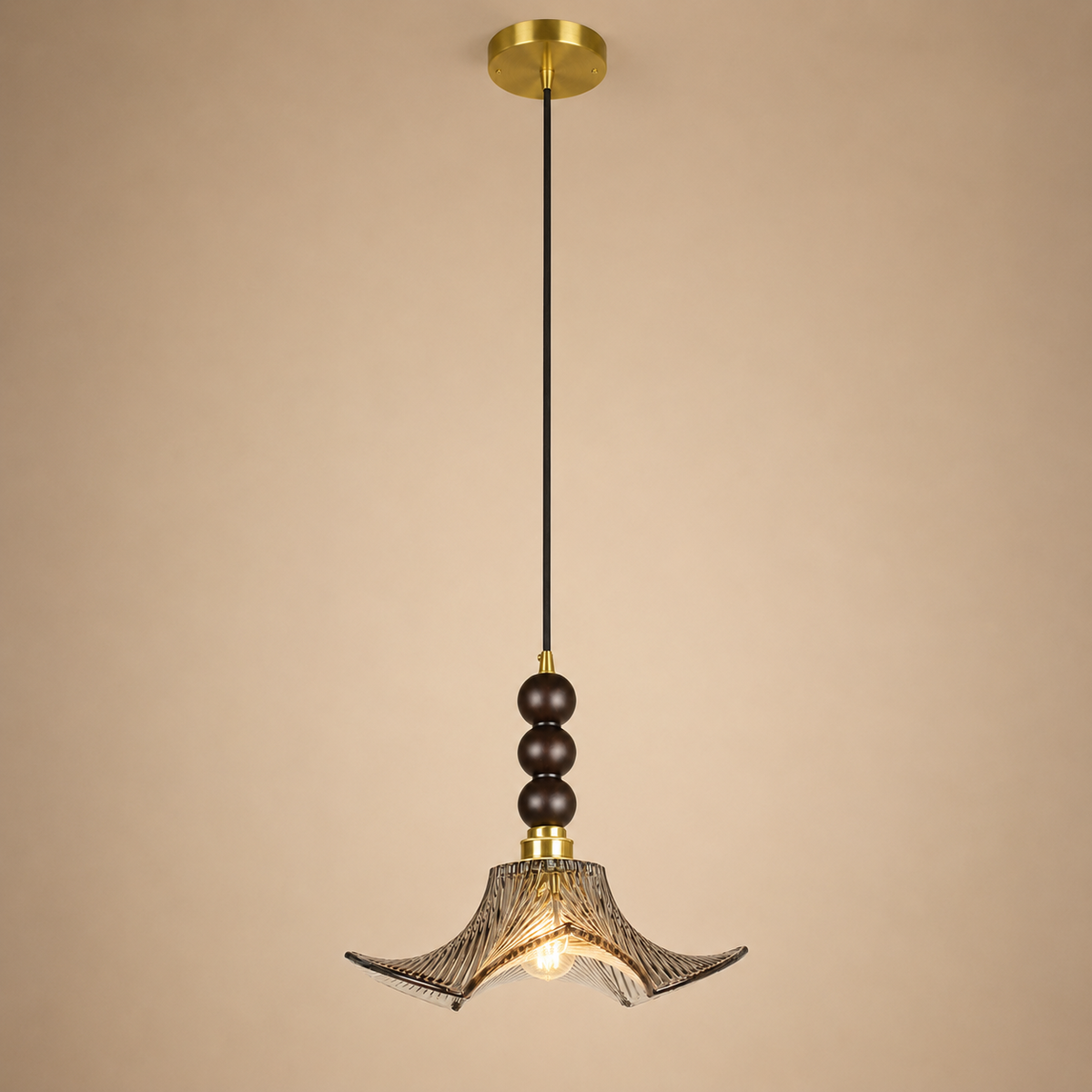 Ebon Flora Pendant Light For Home  & Item  for Home Decoration - Grey