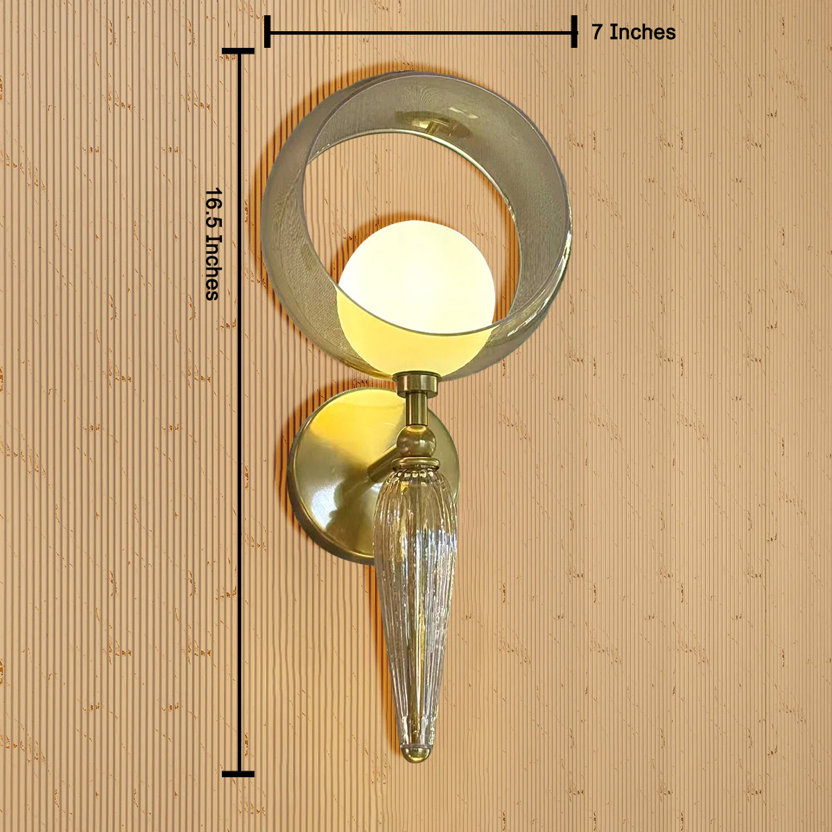 Opaline Eclipse Wall Light for Living Room & Item for Wall Decoration