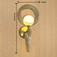 Opaline Eclipse Wall Light for Living Room & Item for Wall Decoration