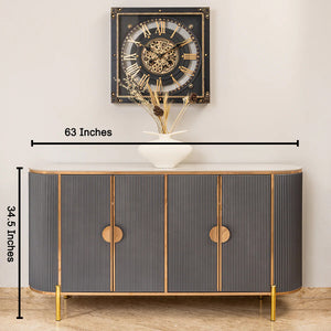 Timeless Aura Console Table With Storage For Home & Crockery Storage Cabinet
