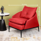 Jade Sanctuary Lounge Chair - Red