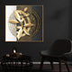 Golden Foliage Charm Canvas Print