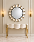 Aurora Sunray Designer Wall Mirror For Home