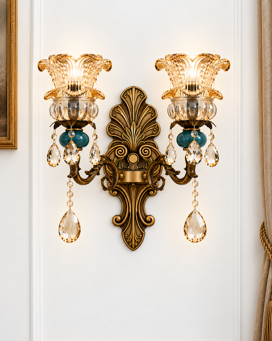 Versailles Elegance Wall Light for Home & item for Home Decoration - Double Sconce