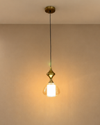 The Seranova Chandelier for Home & Item for Home Decoration - Single Pendent ( Amber )