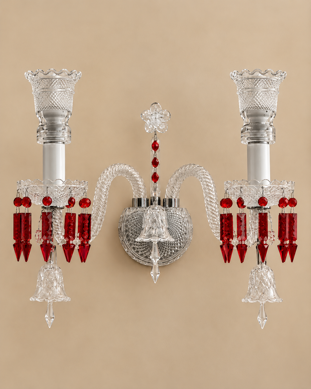 Orlencia Crown Wall Lights For Home & Item for Wall Decoration - Red