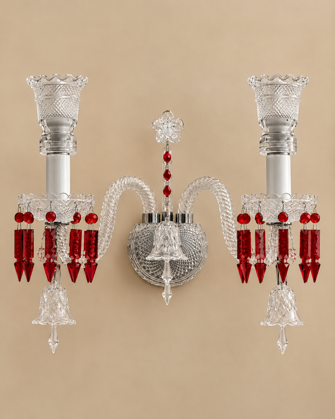 Orlencia Crown Wall Lights For Home & Item for Wall Decoration - Red