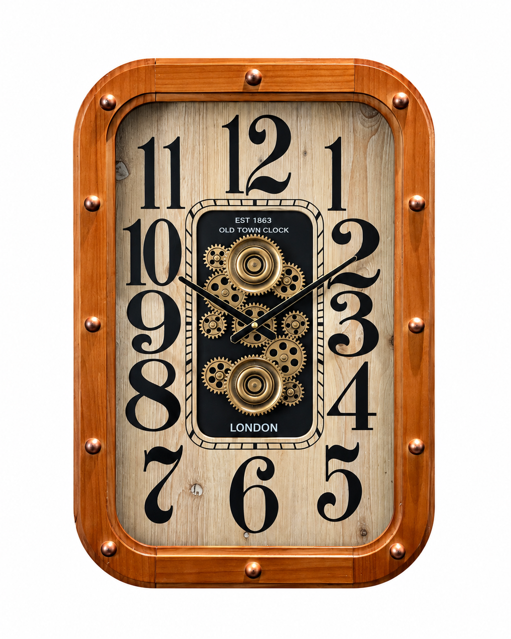 Classic Moment Luxury Designer Silent Movement Wall Clocks for the Home With Moving Gear Mechanism Buy Wall Clock Online