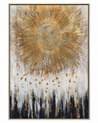 Light Beyond Hand painting for Home & Wall Decoration Item (With Outer Floater Frame) (47x31.5 Inches)