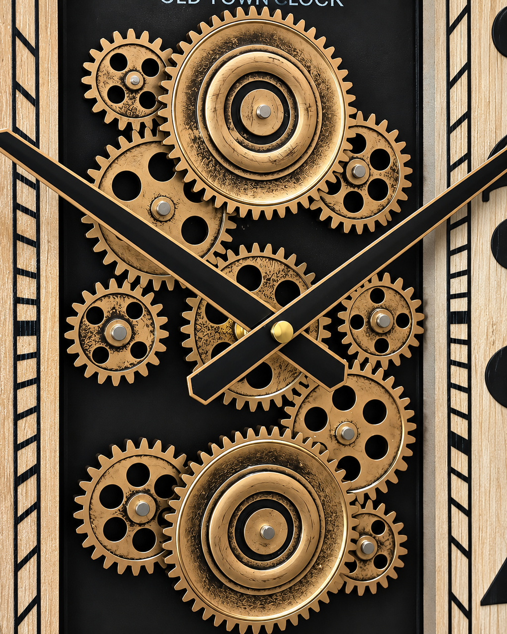 Classic Moment Luxury Designer Silent Movement Wall Clocks for the Home With Moving Gear Mechanism Buy Wall Clock Online