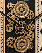 Classic Moment Luxury Designer Silent Movement Wall Clocks for the Home With Moving Gear Mechanism Buy Wall Clock Online