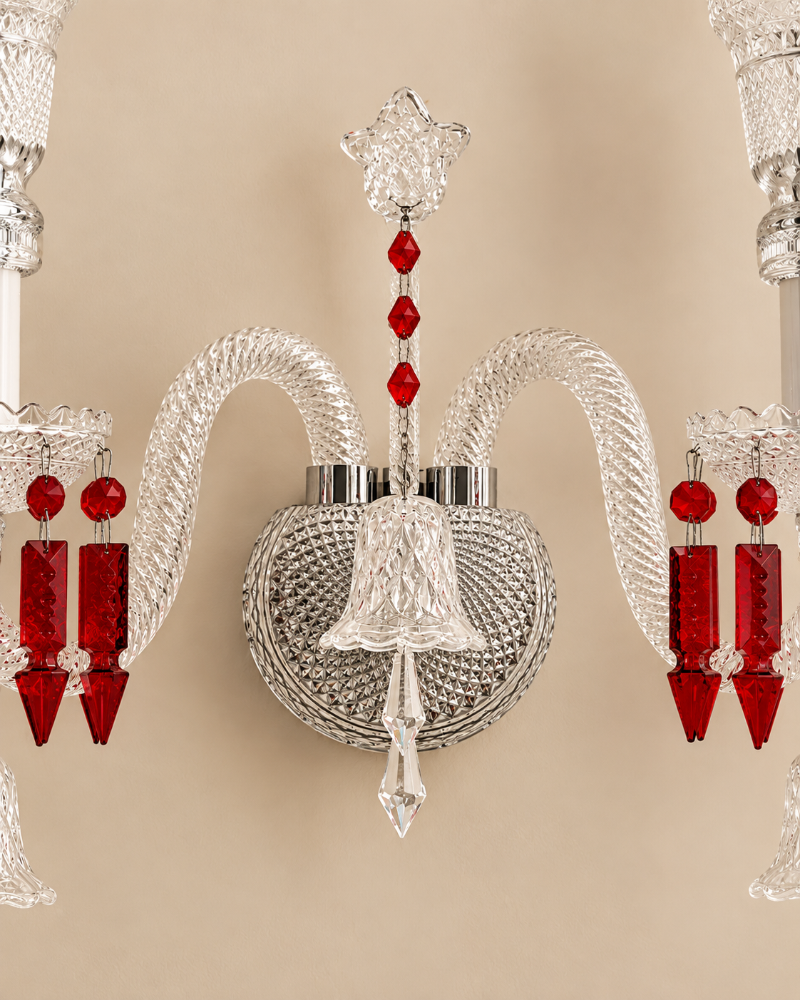 Orlencia Crown Wall Lights For Home & Item for Wall Decoration - Red