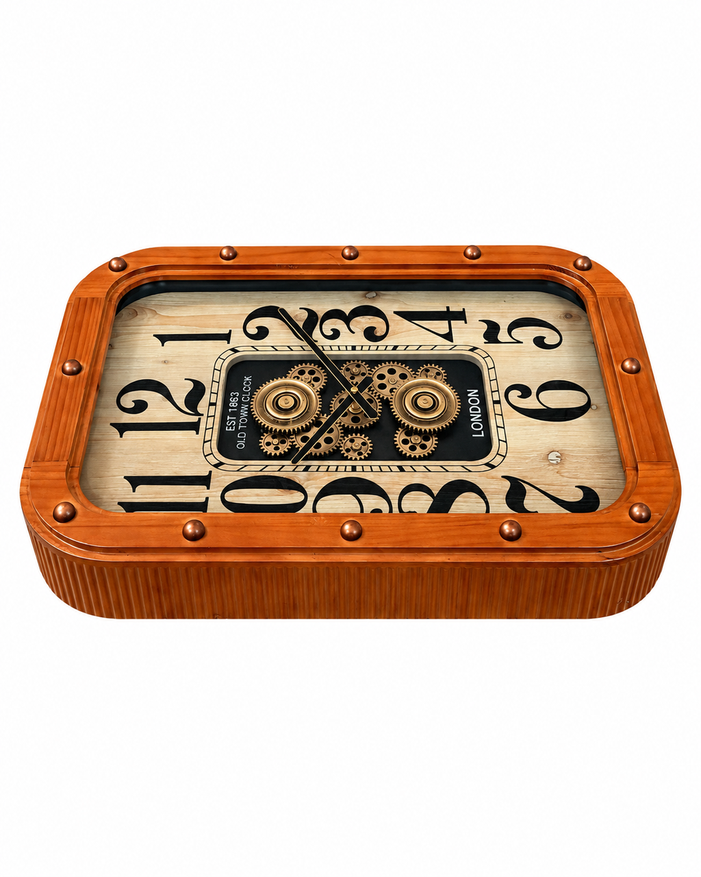 Classic Moment Luxury Designer Silent Movement Wall Clocks for the Home With Moving Gear Mechanism Buy Wall Clock Online
