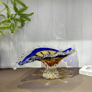 Blue Horizon Charm Handblown Glass Vase & Decorative showpiece