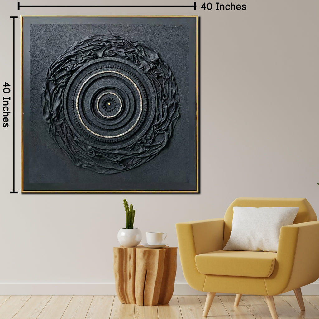 Whispers of Infinity Modern Wall Art (40 x 40 Inches)