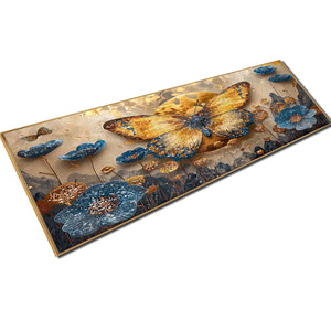 Butterfly Garden Crystal Glass Art Wall Painting For Home Décor