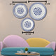 Vintage Florals Delight Decorative Wall Plates and Item for Wall Decoration