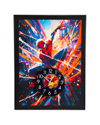 Spiderverse Pop Art Shadow Box With Clock & Wall Decoration Item