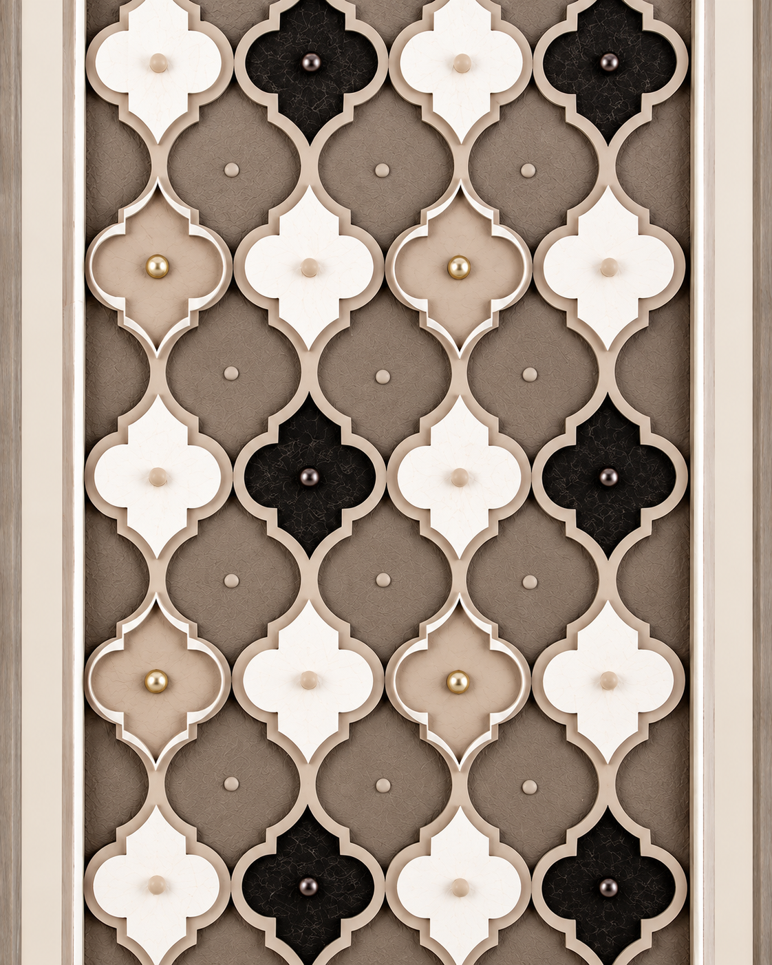 Mosaic Symphony Hand Painted Decorative Wall Paintings for Living Room