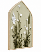 Wildflower Serenity Hand painting for Home Wall (With Outer Floater Frame) (47x31.5 Inches)