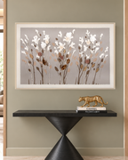 Whispering Florals Hand painting for Home & Wall Decoration Item (With Outer Floater Frame) (47x31.5 Inches)