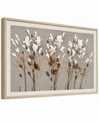 Whispering Florals Hand painting for Home & Wall Decoration Item (With Outer Floater Frame) (47x31.5 Inches)