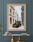 Classic City Drive Hand painting for Home & Wall Decoration Item (With Outer Floater Frame) (47x31.5 Inches)