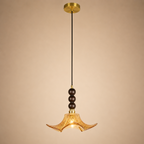 Ebon Flora Pendant Light For Home  & Item  for Home Decoration - Amber