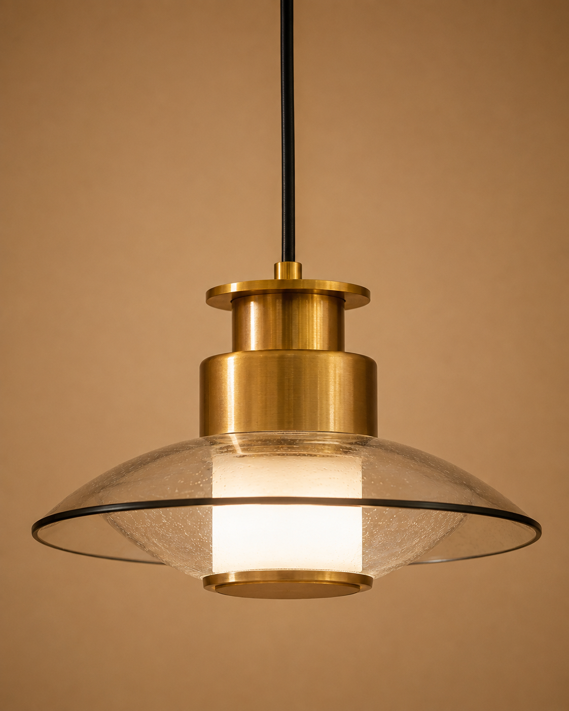 Golden Eclipse Pendant Light For Living Room & Home Decoration item - Grey