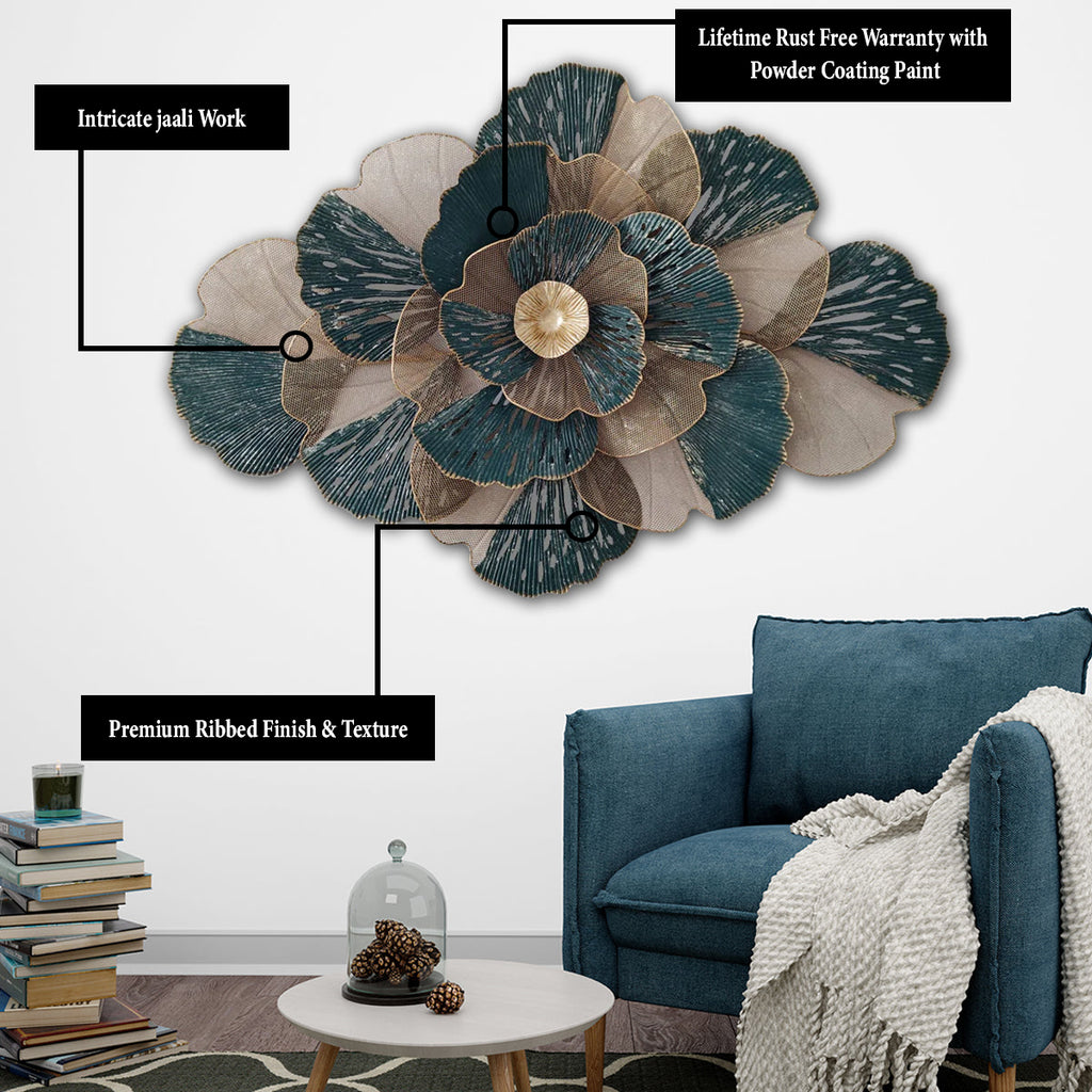 Botanical Dazzle Wall Decoration Metal Wall Decor