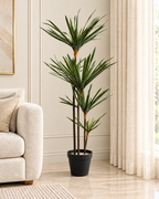 Sago Botanical Palm Artificial Indoor Plant For Home ( Natural feel )  ( 4.0 Feet )