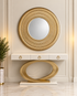 Infinite Rings Designer Wall Mirror For Home