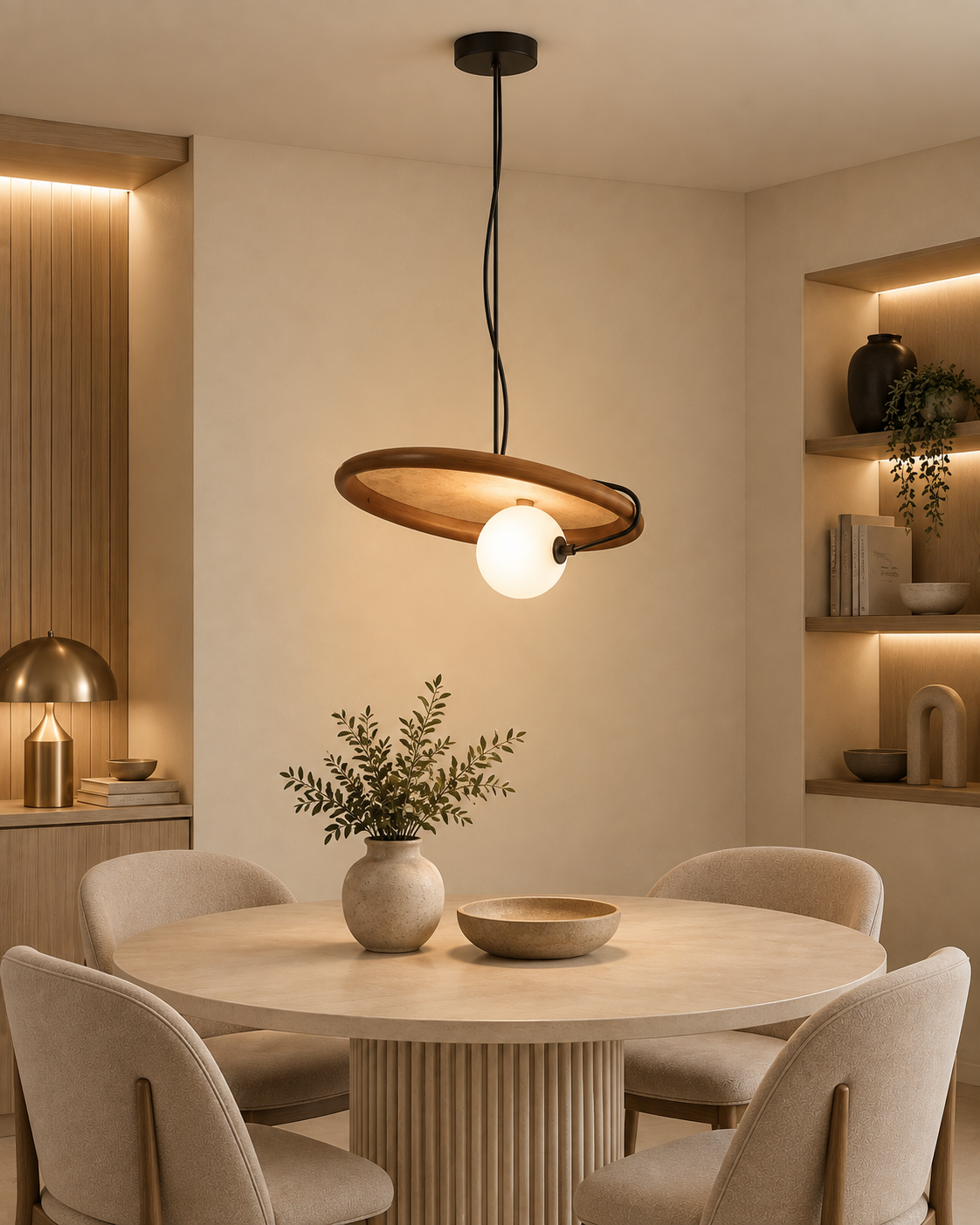 Quantum Ceiling Light For Home & Home Decoration Item - Red